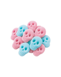 Vegan Sour Fizzy Bubblegum Skulls
